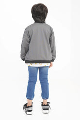 Boy's Jacket (8-11Y) (Grey)